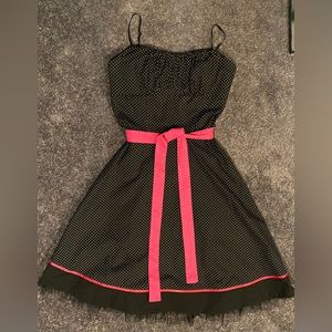 Ruby Rox Polka Dot Rockabilly Medium Sun Dress